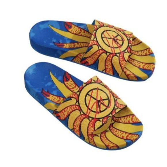 adidas | Shoes | Adidas X Hot Wheels X Sean Wotherspoon Shoes Mens Sandals Adilette Slides New 